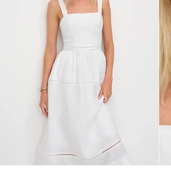 Reformation Everett Linen Dress - Picture 3 of 7